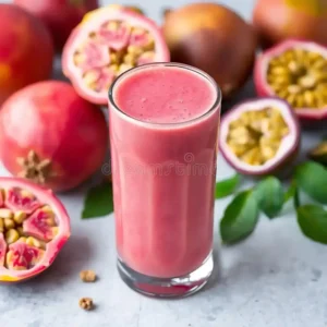 Pomegranate Passion, w/ Strawberry, Mango, Kiwi,, Pineapple, Pomegranate Juice / 0-660 cal
